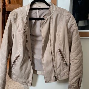 free people faux leather jacket